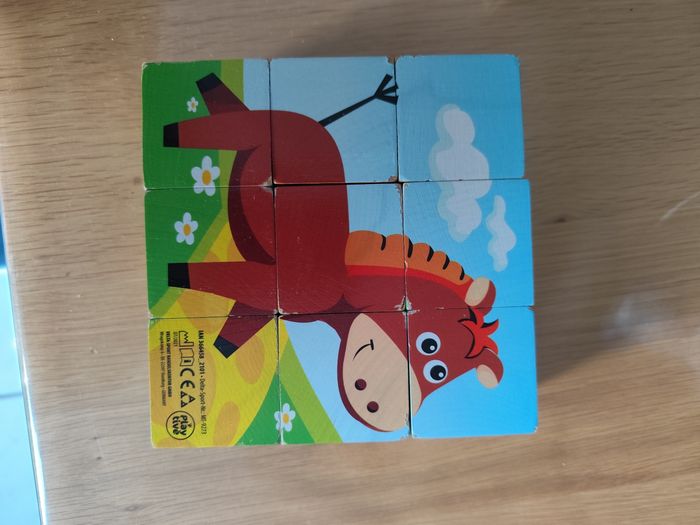 Puzzle cube bois - photo numéro 3