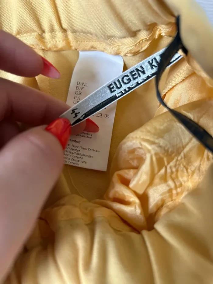 Pantalon ajusté jaune eugen Klein taille 46 - photo numéro 8