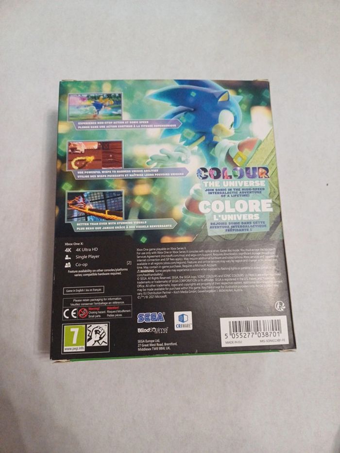 Sonic Colours Ultimate - Avec Bébé Sonic - Xbox One / X - photo numéro 2