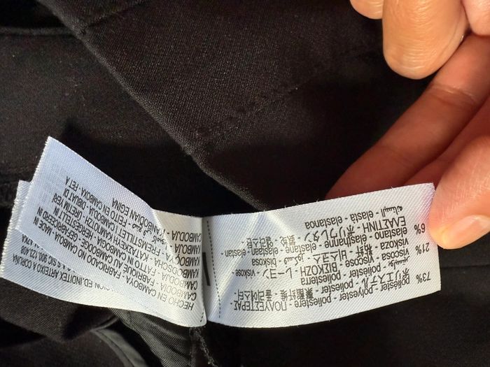 Pantalon taille haute noir 36 - photo numéro 6