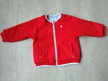 Veste/ gilet zipé obaibi, taille 12 mois