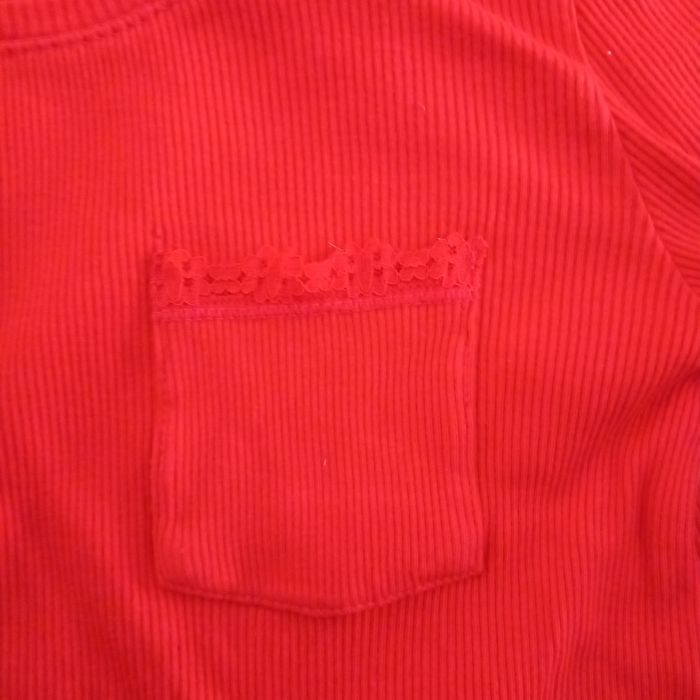 Pull femme rouge à col rond Tex taille M - photo numéro 3