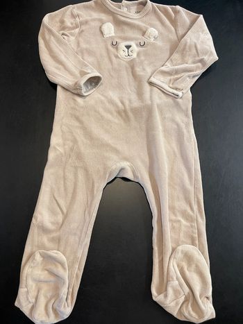 Pyjama velours mixte 36 mois