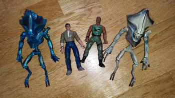 Lot Figurines Independence Day film movie Action figure Trendmasters set alien