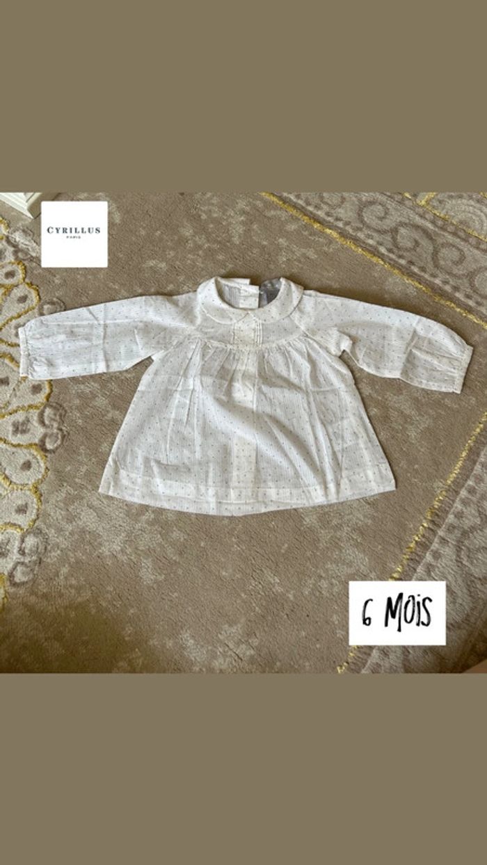 Blouse Cyrillus taille 6 mois