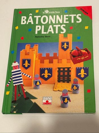 livre de Natacha Seret « Bâtonnets plats »
