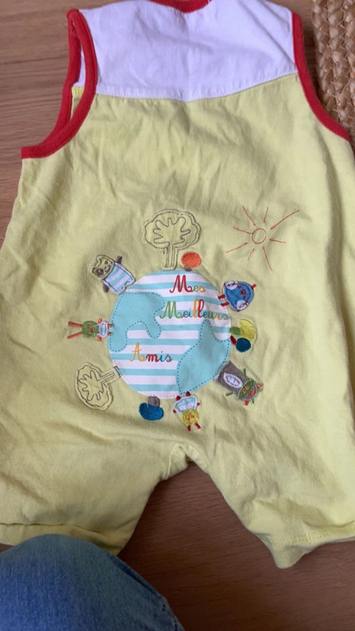 Lot de 2 combishorts orchestra 9 mois - photo numéro 4