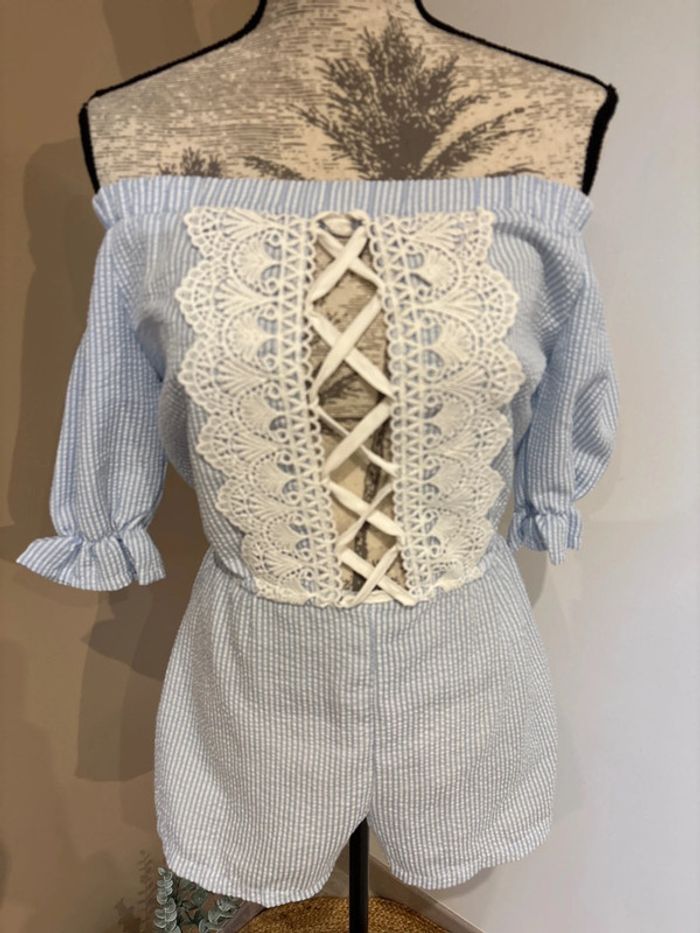 Combishort bustier femme taille S - photo numéro 3
