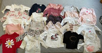 Lot de hauts manches longues fille 6 mois