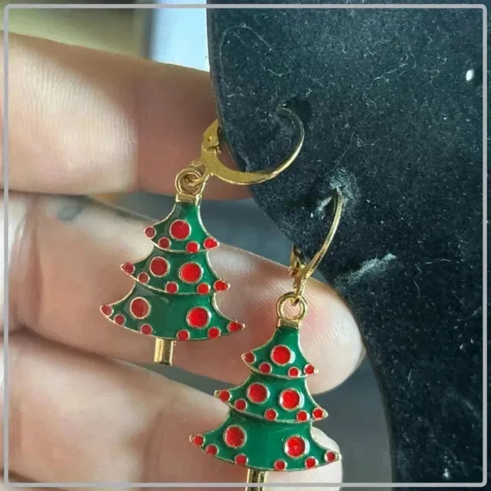 Boucle  d'oreille  de  noel - photo numéro 2