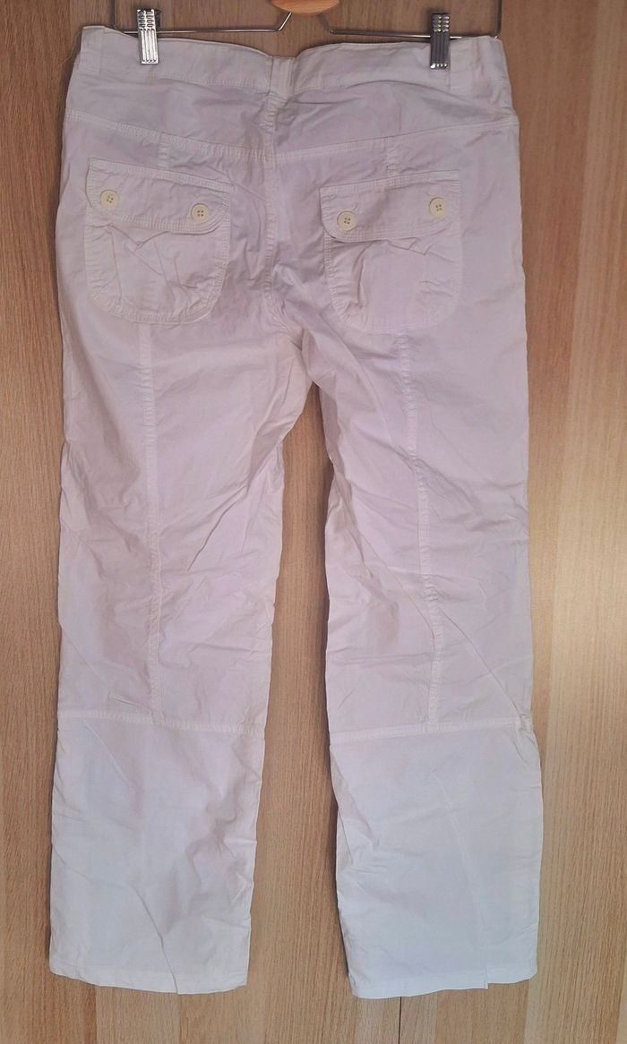 🤰PANTALON Blanc de Grossesse Taille 38 Marque ESPRIT - photo numéro 2
