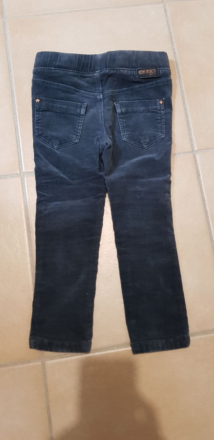 Tregging velours 2 ans okaidi - photo numéro 2