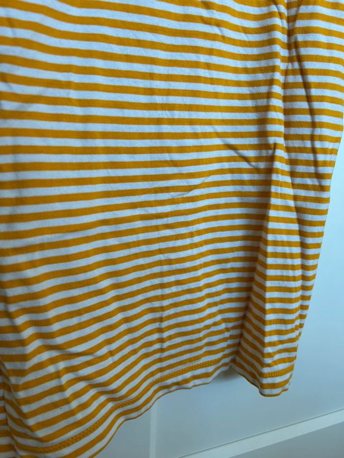 581 – t-shirt rayé jaune et blanc Tommy Hilfiger - photo numéro 10