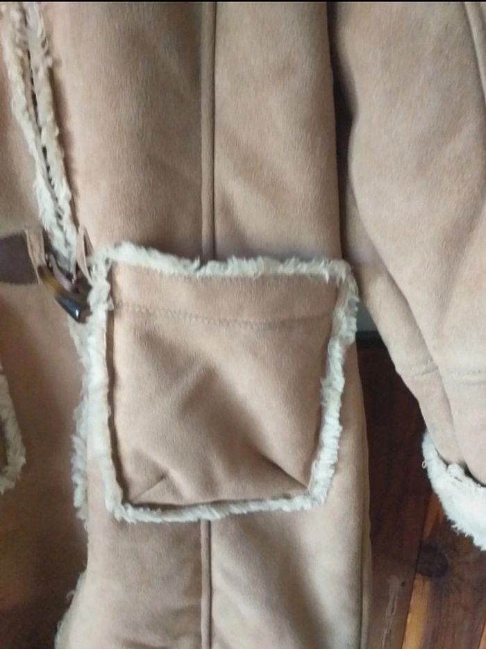 Manteau long fourré marron - photo numéro 12
