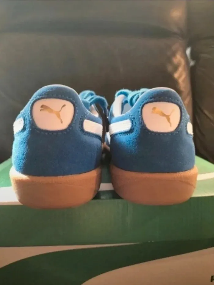 Baskets Puma Palermo neuves couleur bleu électrique - photo numéro 6