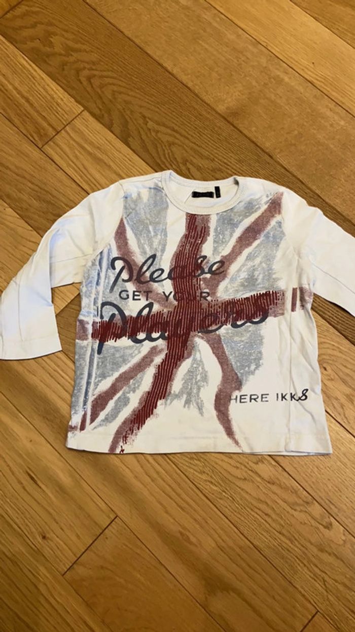 T shirt manches longues ikks 3 ans