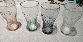 Lot de verre coca cola MacDo