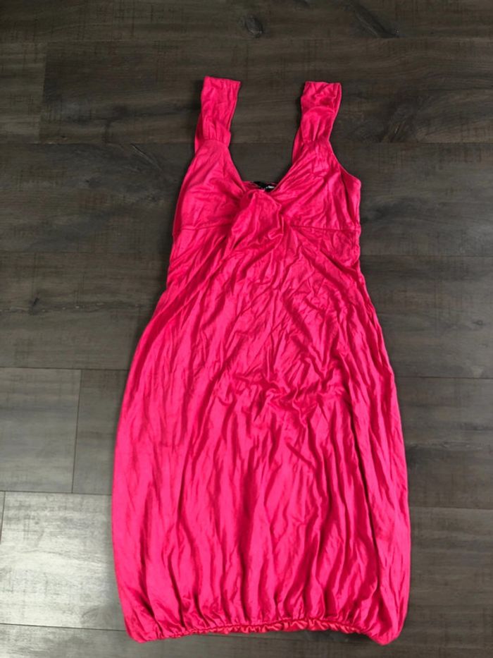 Robe d’été boule Etam taille 36 rose fuchsia