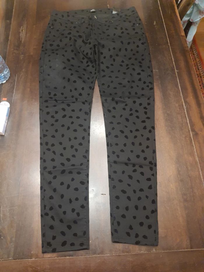 Pantalon noir coupe jeans H&M eur 40 - photo numéro 6