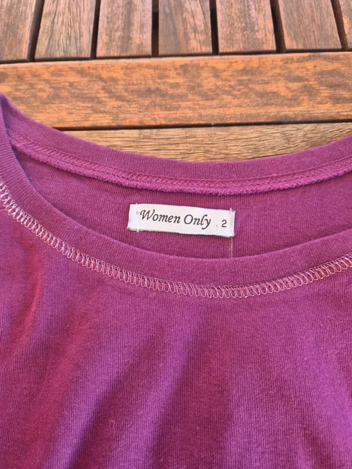 Top violet a sequins Women Only T.38 - photo numéro 5