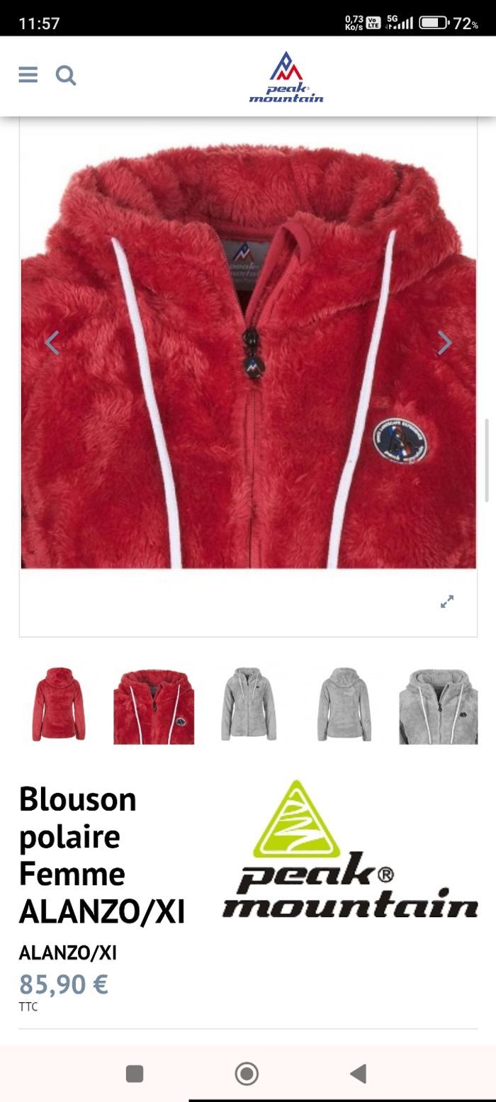 Polaire femme Peak Mountain S - photo numéro 4