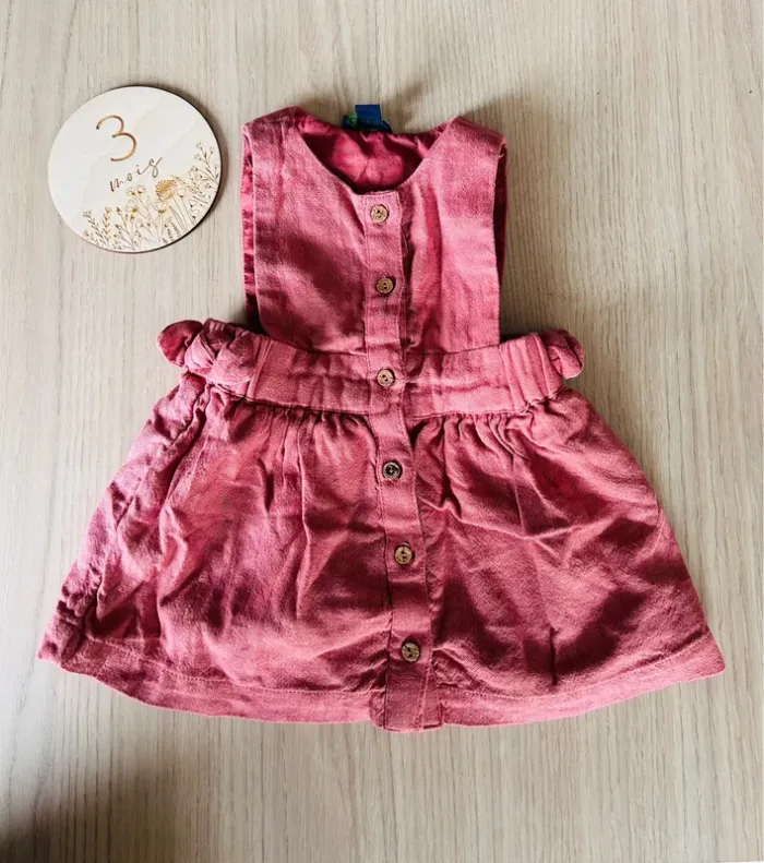 Robe vieux rose fille