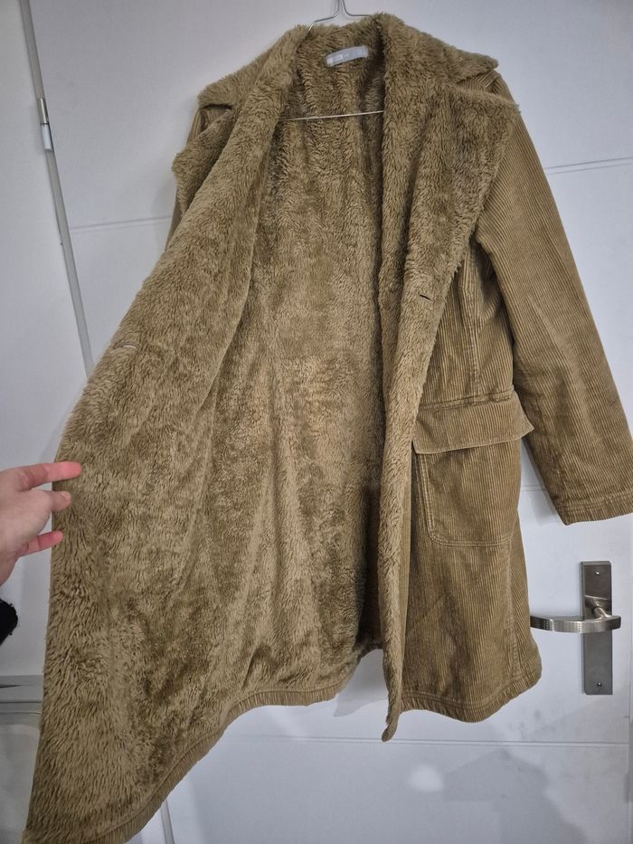 Manteau blazer fourré ZARA - photo numéro 2