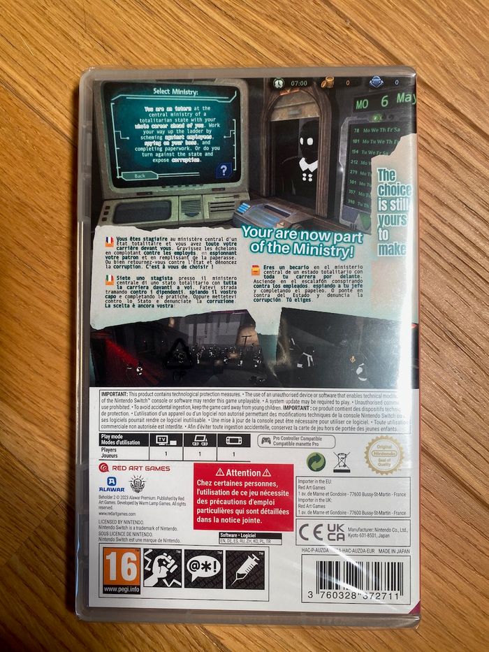 Beholder 2 - switch - jeu neuf - photo numéro 5