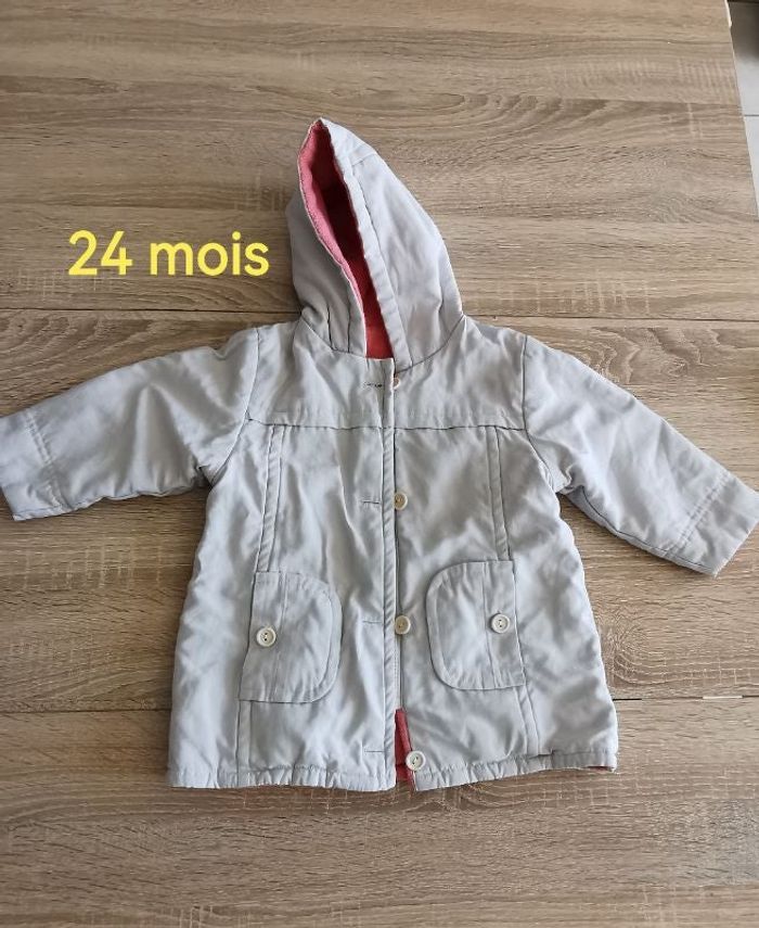 Veste polaire réversible 24 mois