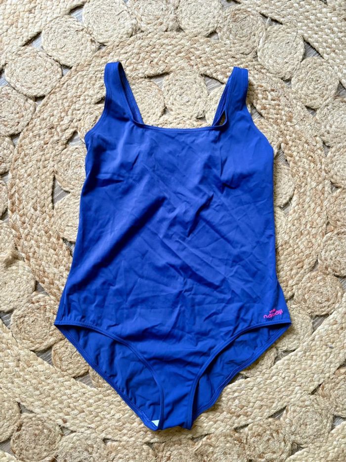 Maillot de bain 1 pièce Nabaiji - bleu - taille 38/40 - en très bon état - photo numéro 5