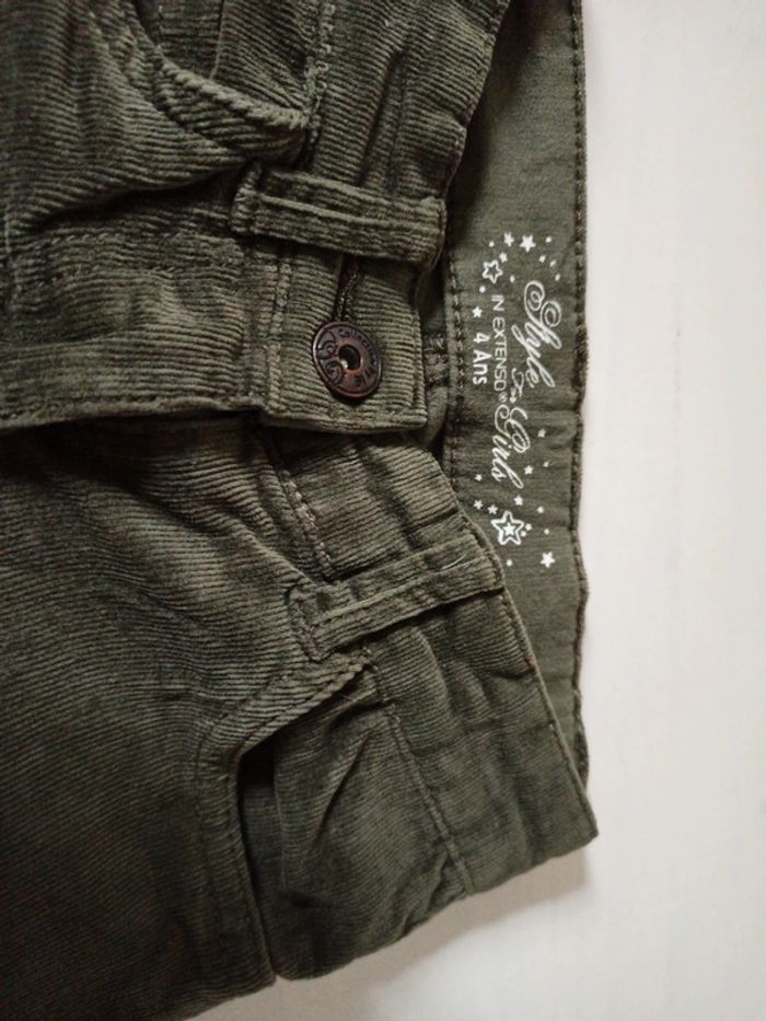 Pantalons velours fille - photo numéro 2