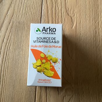 Arkopharma Huile de Foie de Morue 60 gélules Neuf