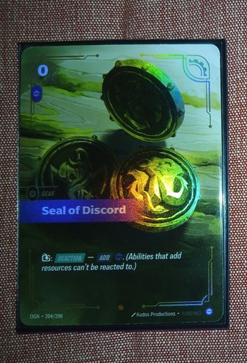 RIFTBOUND Seal of Discord 204/298 OGN – Epic – 1ère édition Origins