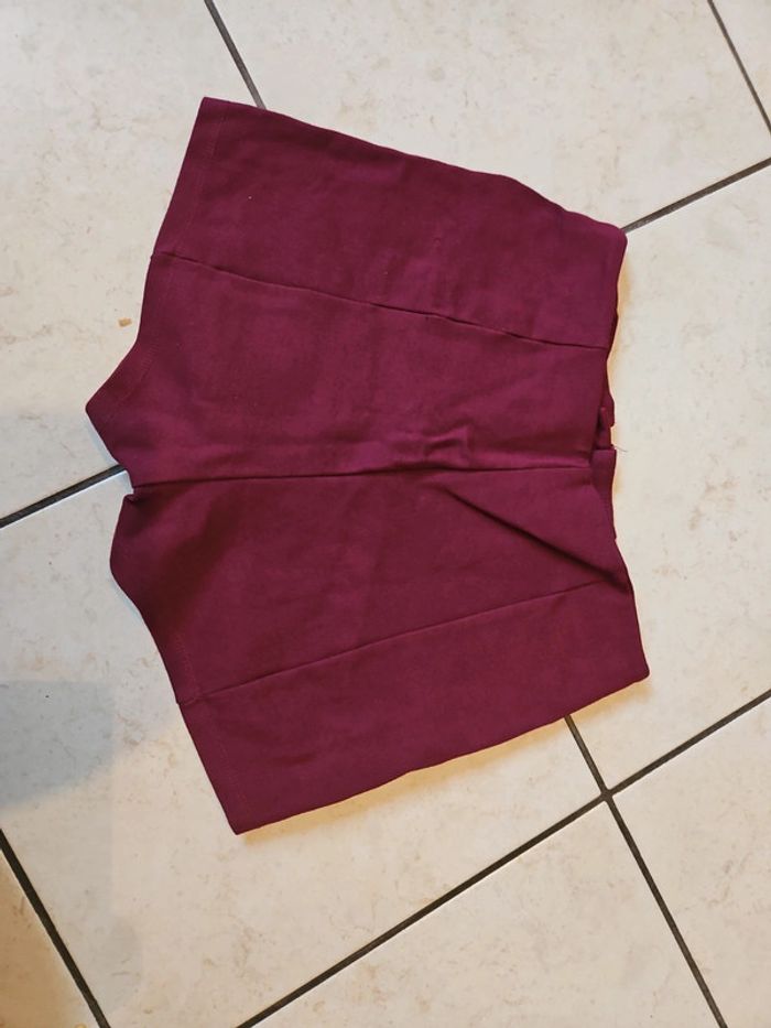 Short bershka 36 rouge - photo numéro 4