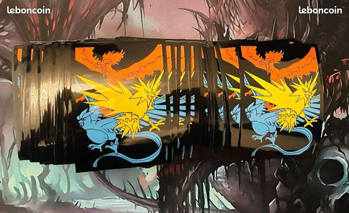 Lot de 170 Sleeves Officielles Pokémon Artikodin, Electhor et Sulfura 2019🔥