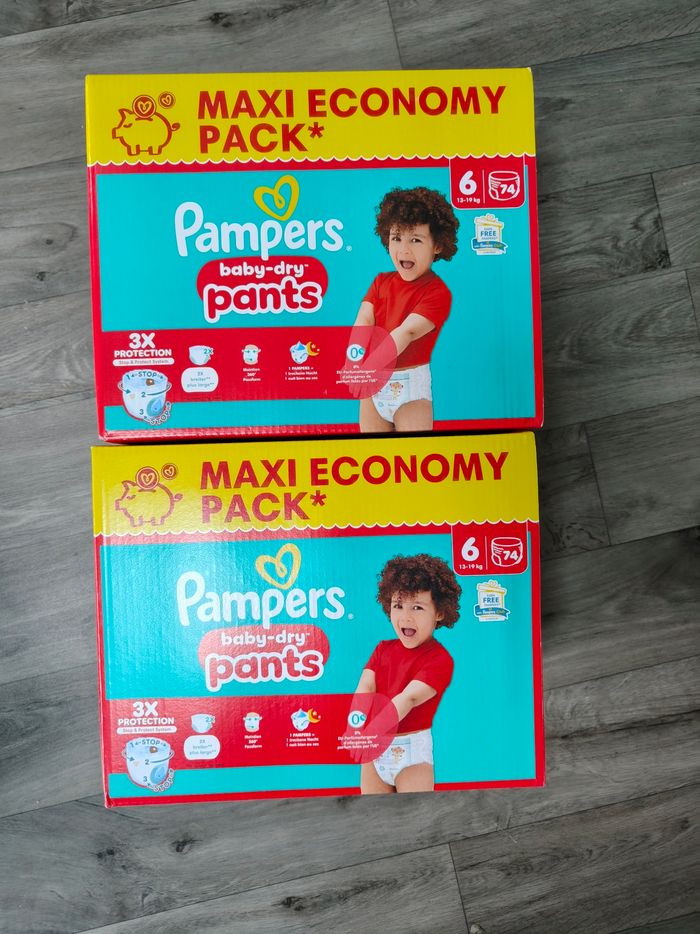 2 carton couche pampers taille6 - photo numéro 2