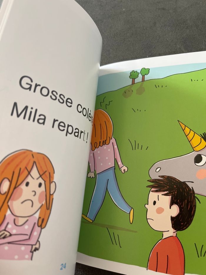 Livre cp Mila et Noé la licorne de la cabane - photo numéro 3