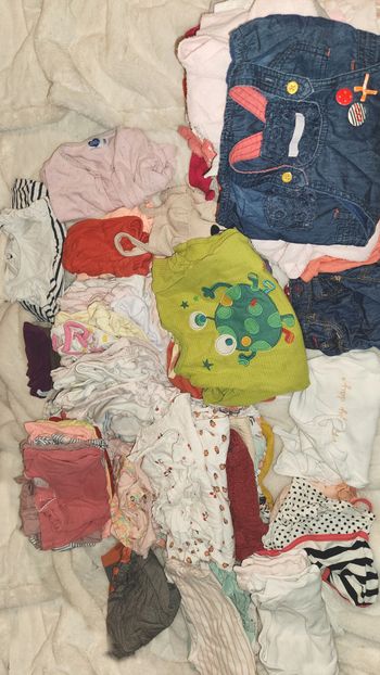 Lot vêtements fille 12 mois été