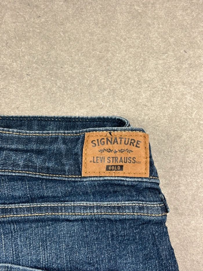 Jean pantalon coupe droite signature gold levis bleu W35 - photo numéro 3