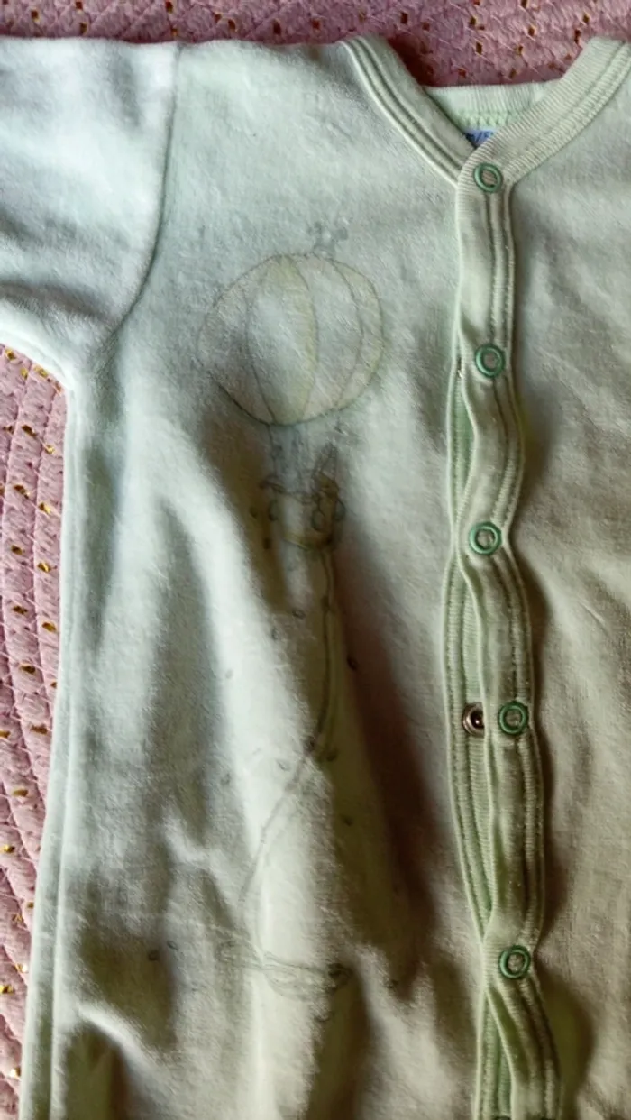 Pyjama mixte 1 mois petit bateau - photo numéro 4