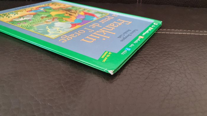 Livre " Franklin a peur de l'orage " , collection la bibliothèque Hachette des Petits. - photo numéro 6