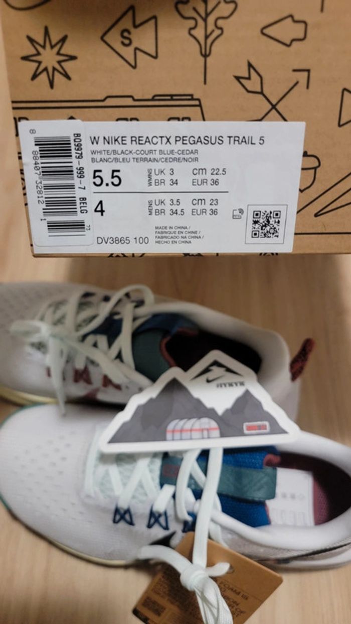 W Nike ReactX Pegasus Trail 5 - photo numéro 8