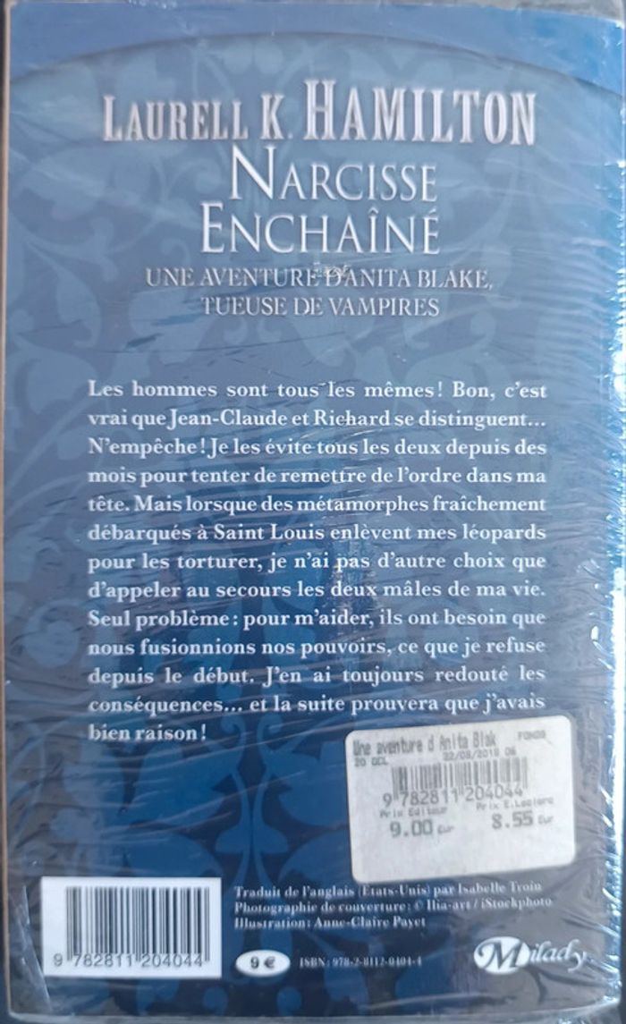 Livre Narcisse Enchaîné Laurell K. Hamilton - photo numéro 2