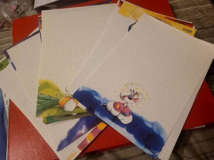 Lot feuilles xxl diddl - photo numéro 4