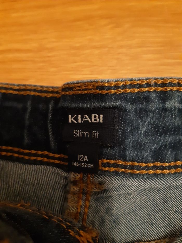 Jeans fille slim taille 12 ans - photo numéro 3