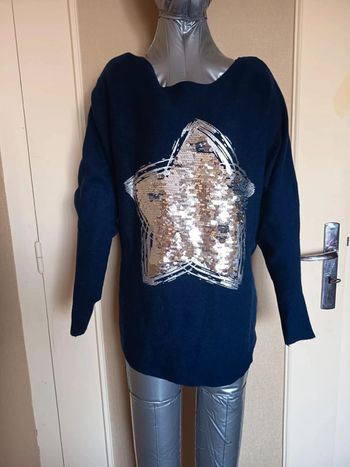 Pull marque version féminin. (A37)