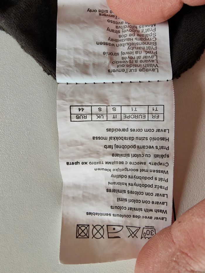 Tee-shirt marron manches courtes - photo numéro 4