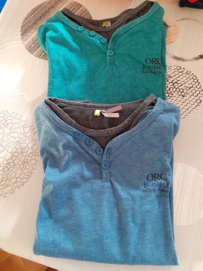 Lot 2 tee shirt manches longues - photo numéro 5