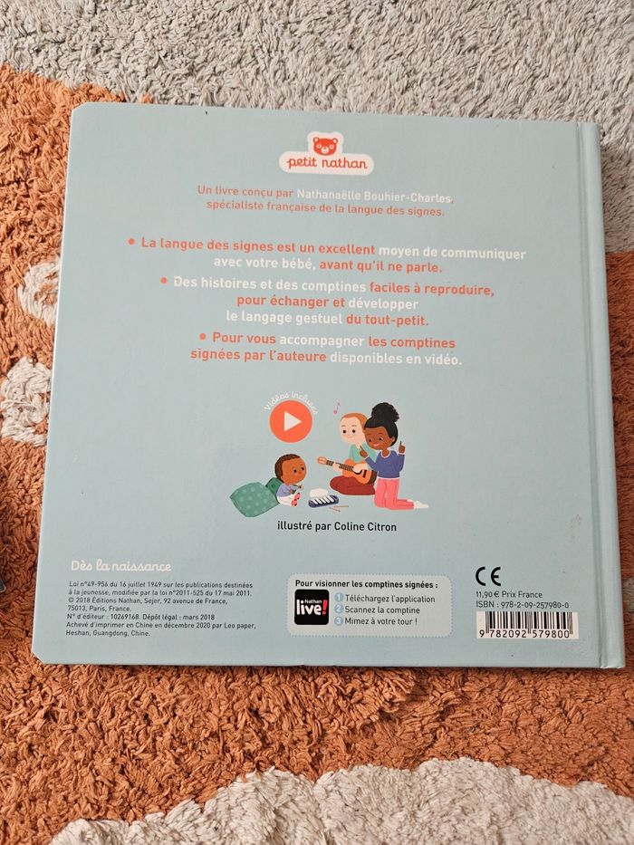 Lot de 2 livres a signer avec bébé - photo numéro 2
