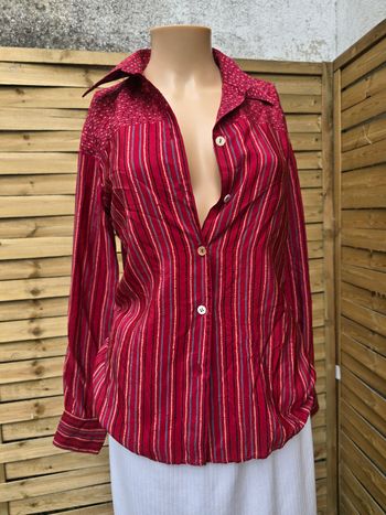 Chemise 🍒vintage 70 Ebe créazioni 🍒taille convient d'un 36 au 38
